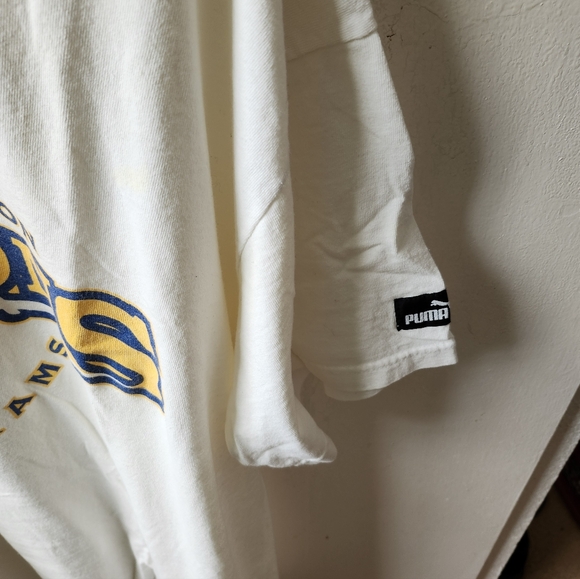 1999 St Louis Rams Western Division Champs T Shirt White Adult L Vintage - Picture 6 of 7